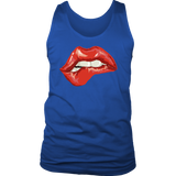 Biting Lip T-shirt, Gift for Rocky Horror Fan, Bitten Lip Shirt