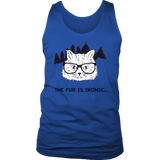 Hipster Cat T-shirt, Gift for Hipster, Ironic Cat Shirt, Shirt for Cat Lover, Hipster Cat Shirt