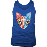 Rainbow Cat T-shirt, Egyptian Cat Shirt, Hairless Cat T-shirt, Gift for Cat Lover, Hairless Cat Owner Gift