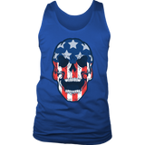 Skull Flag T-shirt, Skull Flag Gift, American Flag Skull, American Flag Gift, Skull T-shirt