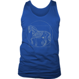 Vitruvian Horse T-shirt, Da Vinci Horse Shirt