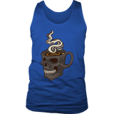 Skull Coffee Cup T-shirt, Gift for Coffee Lover, Coffee Shirt, Coffee Skull T-shirt