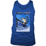 Skiing T-shirt, Funny Skiing T-shirt, Shirt for Skier, Lucky Lemur T-shirt, Gift for Skier