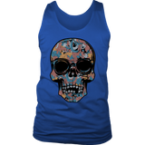 Paisley Skull T-shirt, Flowering Skull Shirt