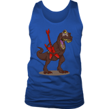 T-Rex Rocks T-shirt, Gift for Musician, Shirt for Guitarist, Dinosaur Rock Star T-shirt