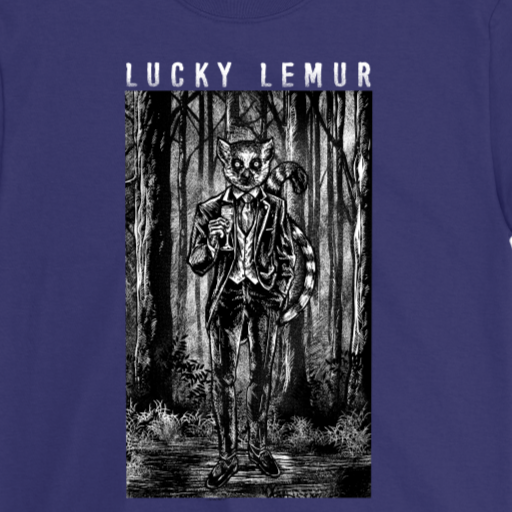 Lucky Lemur T-shirt, Funny Shirt for Animal Lover, Lemur T-shirt