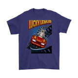 Rollercoaster T-shirt, Funny Lucky Lemur Shirt