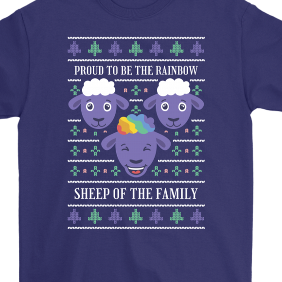 Pride T-shirt, Pride Sheep T-shirt, Pride Rainbow Shirt, Gift for LGBTQ