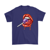 Lollipop T-shirt, Funny Gift T-shirt, Lips Shirt,