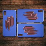 Melting Houses iPhone Case - Blue