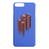 Melting Houses iPhone Case - Blue